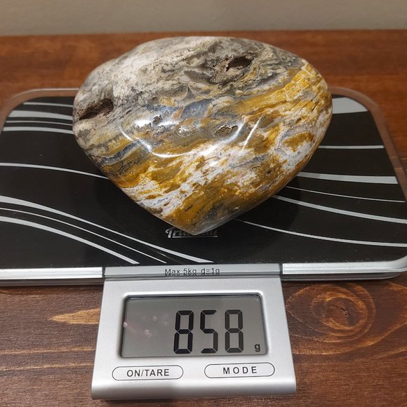 🔥 Sale 🔥 Zebra Jasper Super Chunky Heart - Final Price - Picture 13 of 13